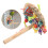 2pcs Parrot Perch Stand with Toy for Bird Cage 11