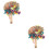 2pcs Parrot Perch Stand with Toy for Bird Cage 8