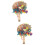 2pcs Parrot Perch Stand with Toy for Bird Cage 9
