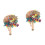 2pcs Parrot Perch Stand with Toy for Bird Cage 6