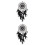 Handmade Plum Blossom Dreamcatcher with (2pcs) 5