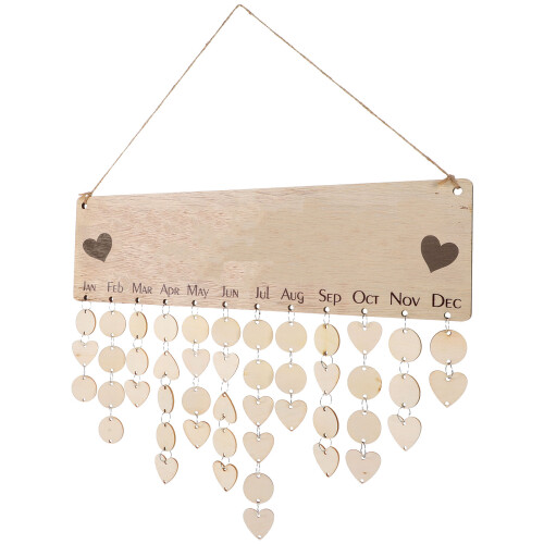 2 Sets Suspended Calendar Decor Wall Calendar 1