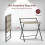 Vida Designs (Grey) Brooklyn Foldable Industrial Home Office Desk 6