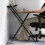 Vida Designs (Dark Wood) Brooklyn Foldable Industrial Home Office Desk 3