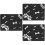 3pcs Absorbent Pet Feeding Mat Quick Dry Water Bowl Pad 8