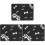3pcs Absorbent Pet Feeding Mat Quick Dry Water Bowl Pad 4
