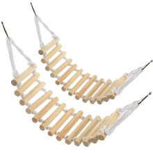 8 Pcs Wooden Bird Swing for Parrot Household Supply