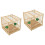2 Sets Bamboo Parrot Cage with Hanging Hook Indoor Outdoor 6