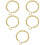 5pcs Titanium Steel Dog Chain Collar 9