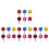 24 Pcs Bird Hats Parrot Chicken Accessory 2