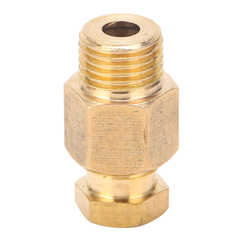 Oil Pipe Fitting Elbow Brass Straight Block