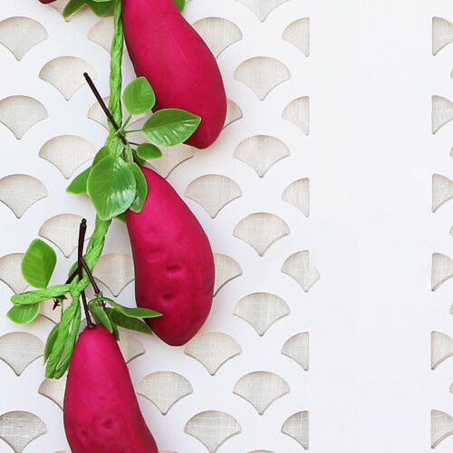 2pcs Artificial Sweet Potato Strings Vegetable Props 1