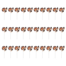 90 Pcs Thanksgiving Cupcake Toppers Turkey Cake Picks Party Decor