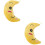 2pcs Light Up Moon Shaped Plush Pillow Glow Toy 8