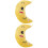 2pcs Light Up Moon Shaped Plush Pillow Glow Toy 7