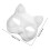 8pcs White Cat Face Masks for Party Masquerade 2