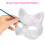 8pcs White Cat Face Masks for Party Masquerade 6