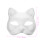 8pcs White Cat Face Masks for Party Masquerade 3