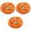 3pcs Cat Sleeping Bed Squeaky Toy Warm Mat Pizza 3