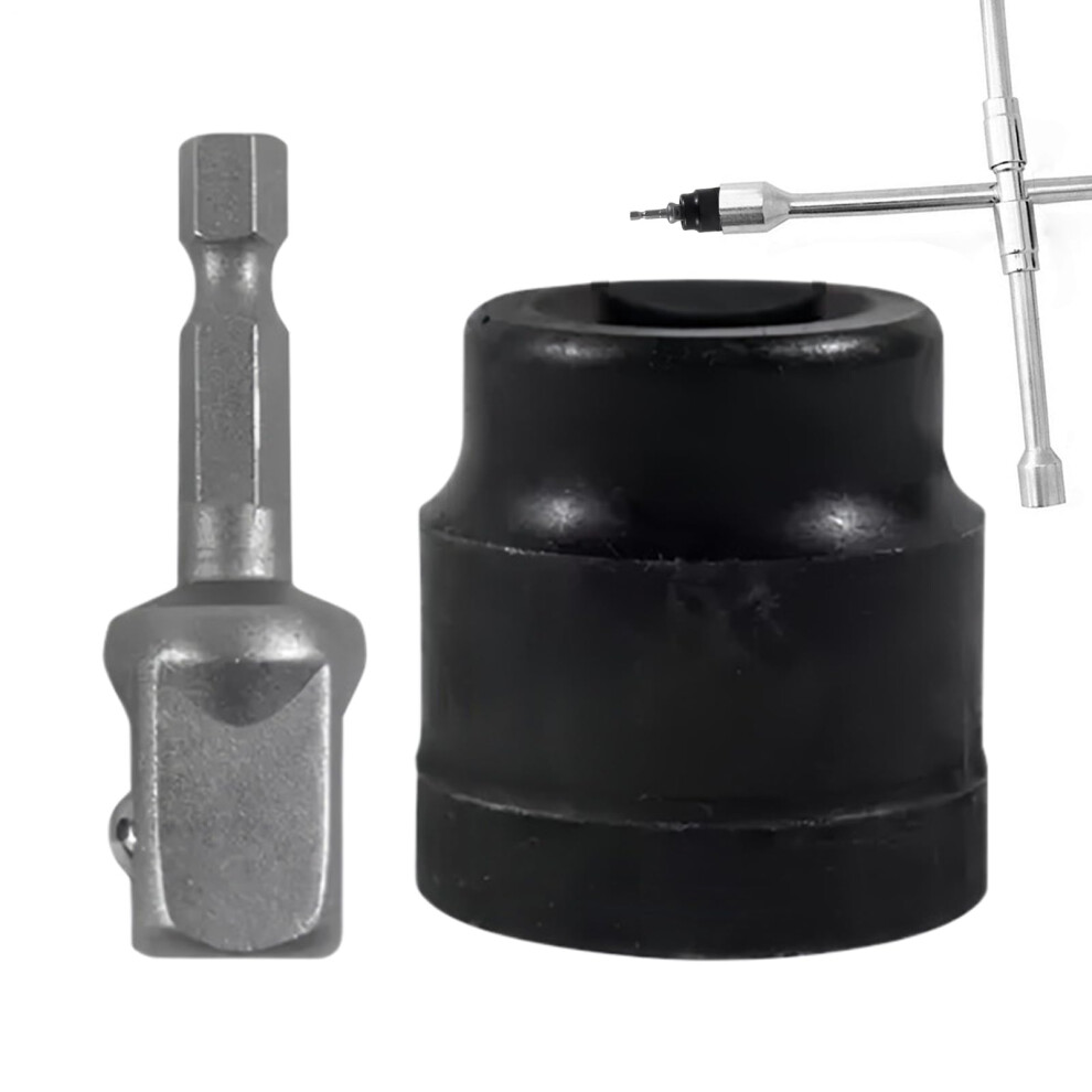 Scissor Jack Drill Adapter For Electric Drill - Labor Saving Car Jack Socket For Vehicle Maintenance And Road Trip Use 6038364171566
