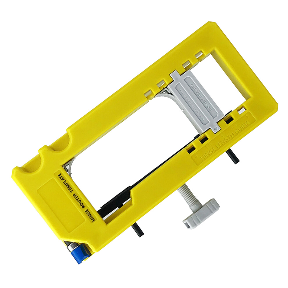 Adjustable Door Hinge Jig 3-5In For Precise Woodworking Mortises 9491346881933