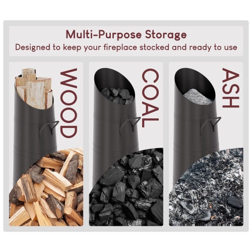 Coal Hod Bucket - Fireplace Fireside Accessory 1