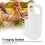 Foldable Plastic Chicken Foraging Basket, Hanging Fruit & Veg Feeder 1