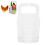 Foldable Plastic Chicken Foraging Basket, Hanging Fruit & Veg Feeder 15