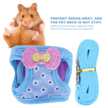 Adjustable Breathable Pet Harness Set for Small Rabbits & Hamsters, S-L