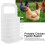 Foldable Plastic Chicken Foraging Basket, Hanging Fruit & Veg Feeder 14