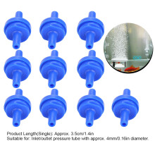 Air Oxygen Pump Check Valve Non Return Outlet 4mm Hose Pack of 10 for Aquarium