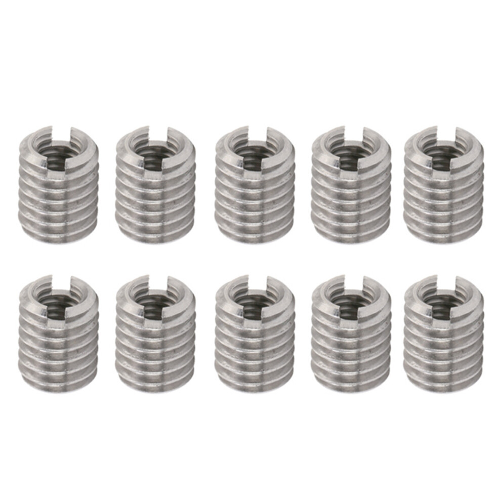 10Pcs Thread Inserts Reducing Nut Stainless Steel