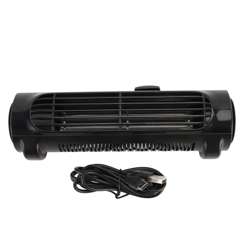 Brauner Rücksitzventilator fürs Auto 5V/2A USB-C 3-Geschwindigkeiten 1,5 m 1