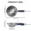 Large Capacity 18cm Mirror Polished Stainless Steel Cement 4