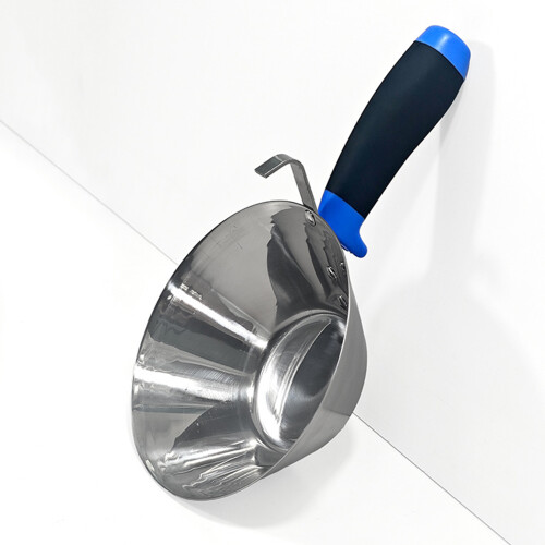 Large Capacity 18cm Mirror Polished Stainless Steel Cement 2