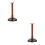 2 Pcs Plush Doll Storage Holder Wooden Display Rack 3