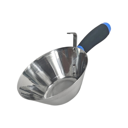 Large Capacity 18cm Mirror Polished Stainless Steel Cement