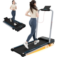 CITYSPORTS Treadmills, Folding Treadmills with Incline & Safety Key 1400W 12km/h