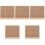 5pcs Double Side Message Board Memo Board 5
