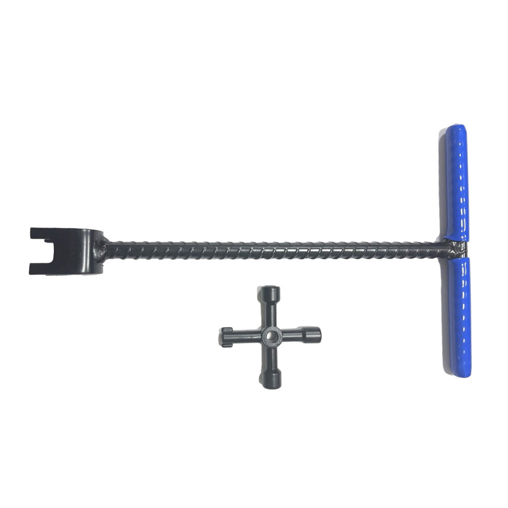 Industrial T Handle Wrench Spanner Tool With Corrosion-Blue 7754000016723