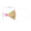3pcs Glitter 1st Birthday Cone Hat with Adjustable Headband 3
