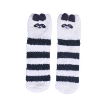 2pcs 3D Raccoon Fluffy Coral Warm Socks for Women