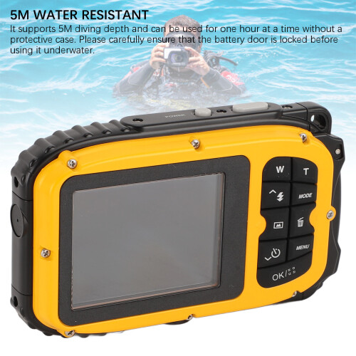 1080P 48MP Waterproof Diving Camera with 2.4" Screen, 32G Memory 2