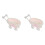 2pcs Mini Woven Baskets With Handle Fake Rattan Storage Holder 4