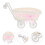 2pcs Mini Woven Baskets With Handle Fake Rattan Storage Holder 11