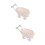 2pcs Mini Woven Baskets With Handle Fake Rattan Storage Holder 9
