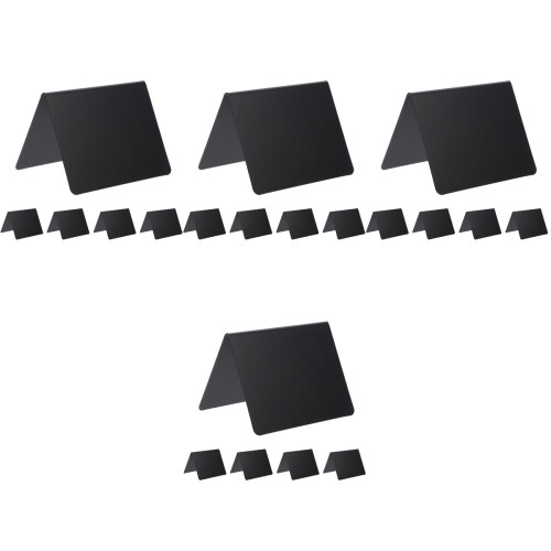 40 Pcs Mini Chalkboard Signs Acrylic Reusable Message Boards 2