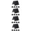 40 Pcs Mini Chalkboard Signs Acrylic Reusable Message Boards 7