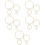15 Sets Dream Catcher Craft Materials Iron Rings DIY 7