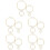 15 Sets Dream Catcher Craft Materials Iron Rings DIY 6